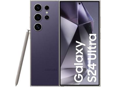 Smartphone Samsung Galaxy S24 Ultra 6,8" Galaxy AI 256GB Titânio Violeta 5G 12GB RAM Câm. Quádrupla 200MP + Selfie 12MP Bateria 5000mAh Dual Chip