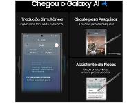 Smartphone Samsung Galaxy S24 Ultra 6,8" Galaxy AI 256GB Titânio Violeta 5G 12GB RAM Câm. Quádrupla 200MP + Selfie 12MP Bateria 5000mAh Dual Chip - 3