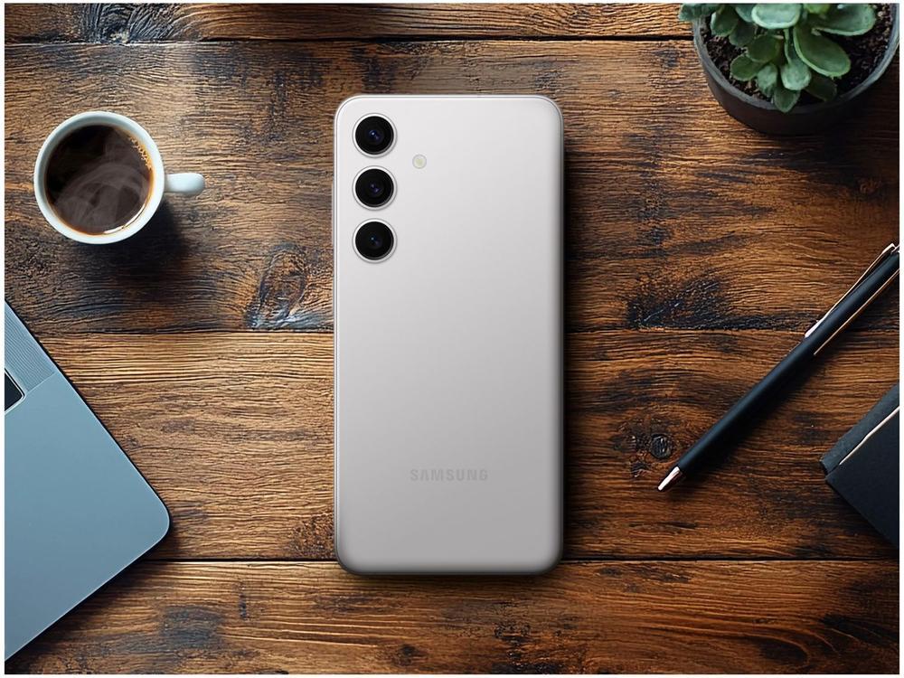 Smartphone Samsung Galaxy S24 6,2" Galaxy AI 256GB Cinza 5G 8GB RAM Câm. Tripla 50MP + Selfie 12MP Bateria 4000mAh Dual Chip - 7