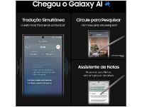 Smartphone Samsung Galaxy S24 Ultra 6,8" Galaxy AI 512GB Titânio Preto 5G 12GB RAM Câm. Quádrupla 200MP + Selfie 12MP Bateria 5000mAh Dual Chip - 3