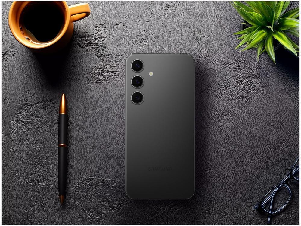 Smartphone Samsung Galaxy S24 6,2" Galaxy AI 256GB Preto 5G 8GB RAM Câm. Tripla 50MP + Selfie 12MP Bateria 4000mAh Dual Chip - 7