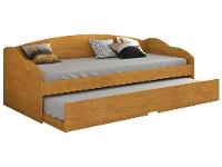 Bicama Solteiro com Cama Auxiliar Conquista Móveis Funny III Cinamomo - 1