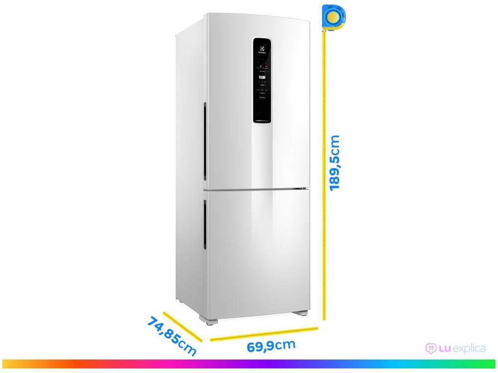 Geladeira/Refrigerador Electrolux Frost Free Inverse Branca 490L Efficient AutoSense IB7 - 16