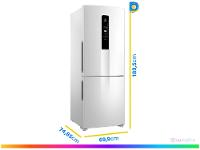 Geladeira/Refrigerador Electrolux Frost Free Inverse Branca 490L Efficient AutoSense IB7 - 7