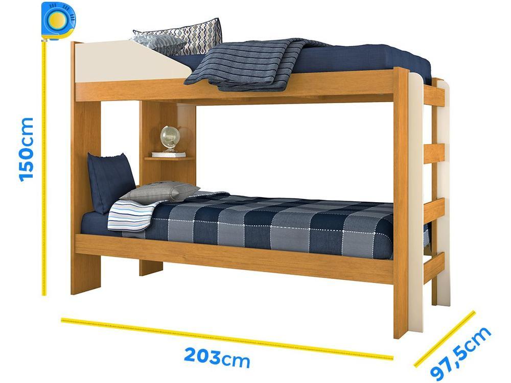 Beliche de MDF/MDP Conquista Móveis Indy - 3