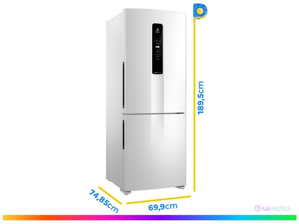 Geladeira/Refrigerador Electrolux Frost Free Inverse Branca 490L Efficient AutoSense IB7 - 16