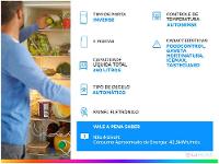 Geladeira/Refrigerador Electrolux Frost Free Inverse Branca 490L Efficient AutoSense IB7 - 20