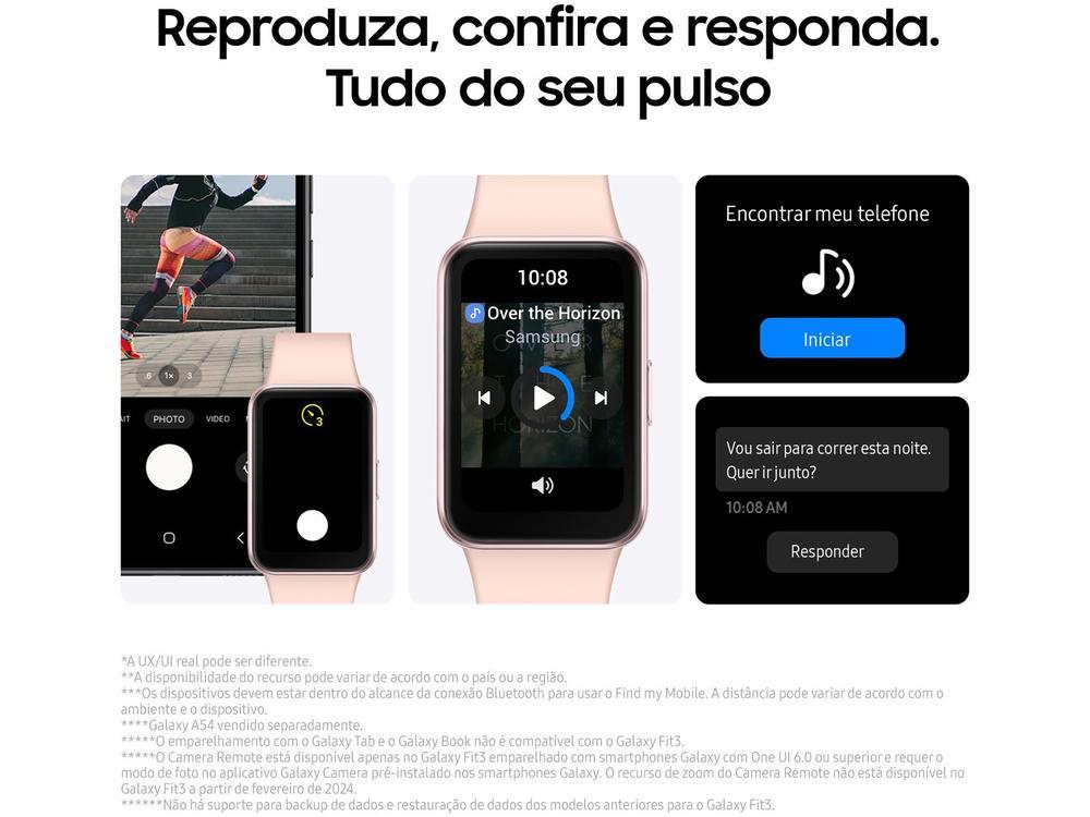 Smartband Samsung Galaxy Fit3 Rosé - 8