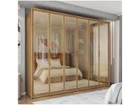 Guarda-roupa Casal 6 Portas 4 Gavetas Caemmun Reflex