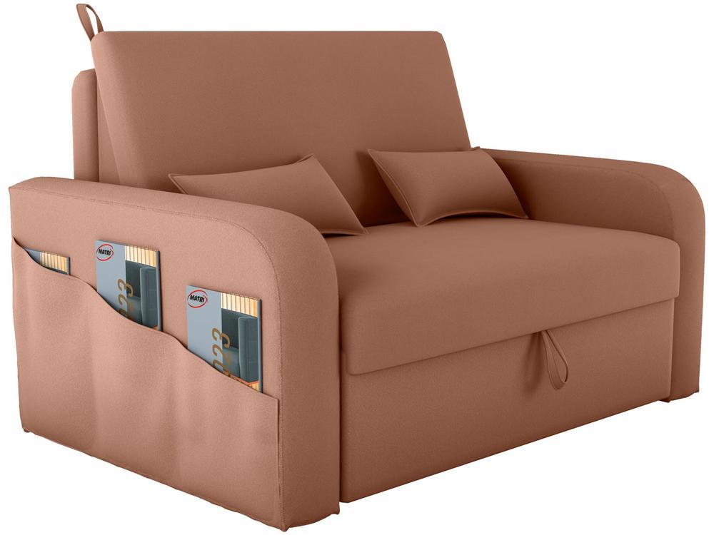 Sofá-cama 2 Lugares Casal Veludo Matrix Lady Dai - 6