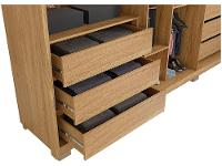 Guarda-roupa Casal com Espelho 6 Portas 6 Gavetas Caemmun Apollo - 7