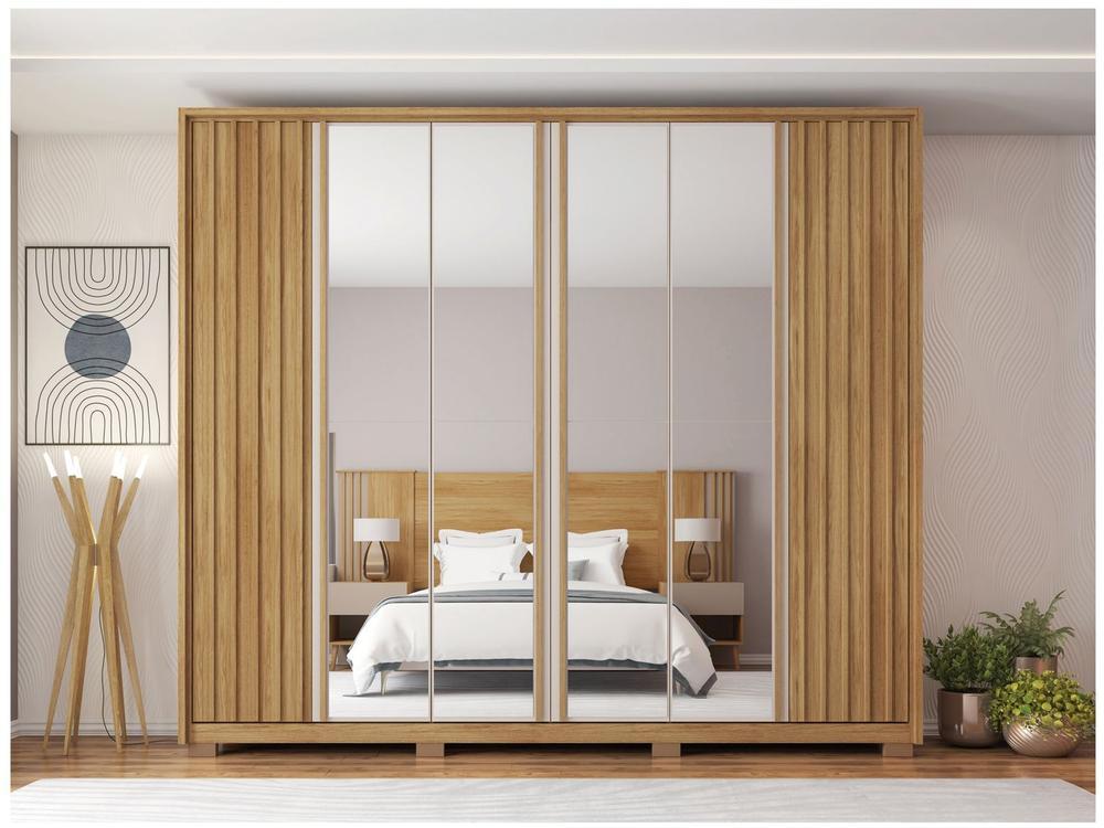 Guarda-roupa Casal com Espelho 6 Portas 6 Gavetas Caemmun Apollo - 6