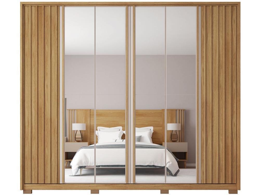 Guarda-roupa Casal com Espelho 6 Portas 6 Gavetas Caemmun Apollo - 7