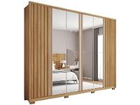 Guarda-roupa Casal com Espelho 6 Portas 6 Gavetas Caemmun Apollo - 1