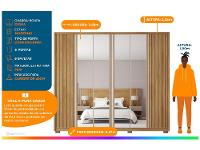 Guarda-roupa Casal com Espelho 6 Portas 6 Gavetas Caemmun Apollo - 2