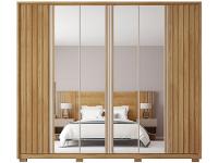 Guarda-roupa Casal com Espelho 6 Portas 6 Gavetas Caemmun Apollo - 7