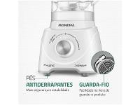 Liquidificador Mondial Pratic Power L-97-W 2 Velocidades + Pulsar 550W Branco - 6