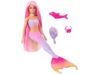 Boneca Barbie Fantasia Sereia Cores Mágicas - 3