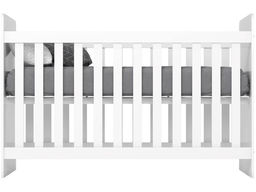 Quarto de Bebê Completo com Guarda-roupa Berço e Cômoda Henn Labirinto Branco - 4