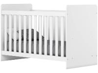 Quarto de Bebê Completo com Guarda-roupa Berço e Cômoda Henn Labirinto Branco - 6