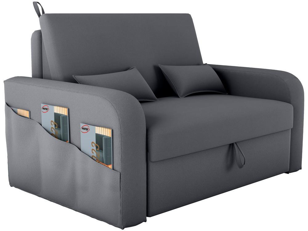 Sofá-cama 2 Lugares Casal Veludo Matrix Lady Dai - 4