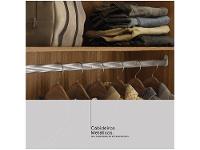 Guarda-roupa Casal com Espelho 3 Portas de Correr 2 Gavetas Demóbile Cannes - 10