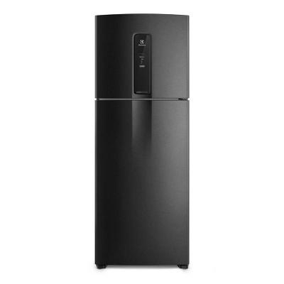 Geladeira/Refrigerador Electrolux Frost Free Inverter 480L Efficient com AutoSense SmartBivolt Duplex Black Inox Look IT07B