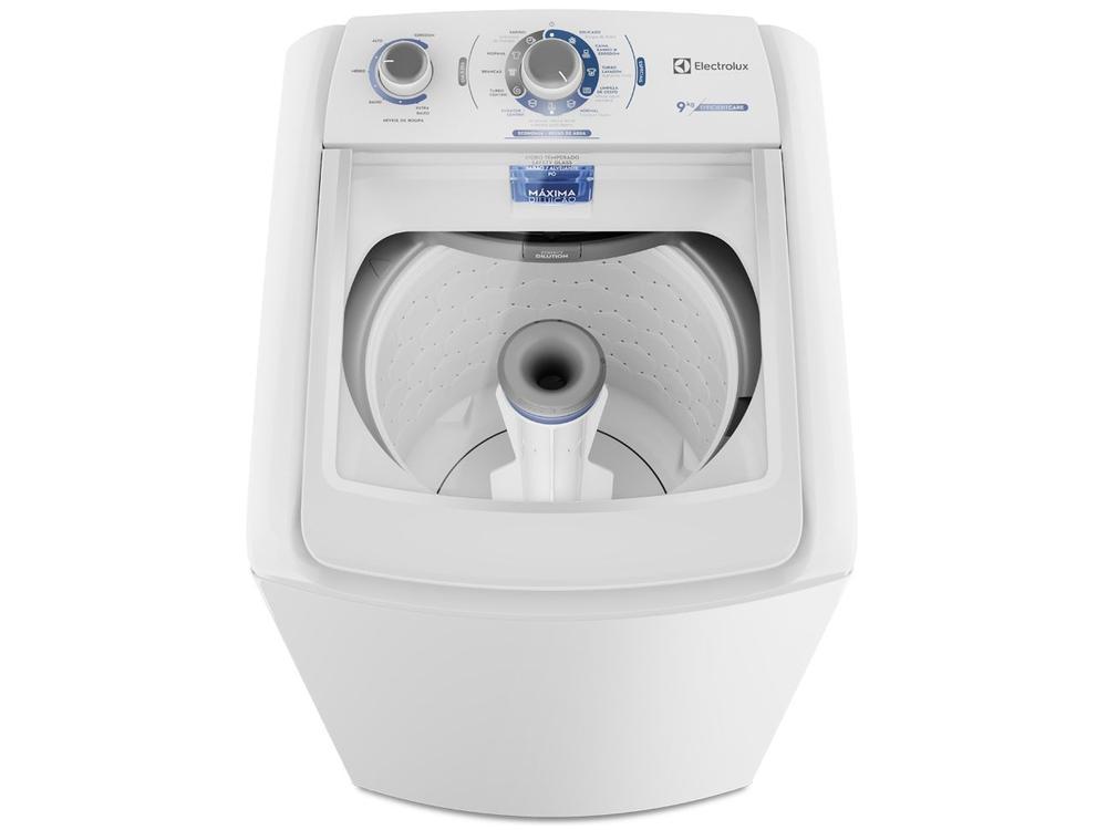 Lavadora de Roupas Electrolux 9kg 10 Programas de Lavagem Branco Efficient Care LED09 - 7