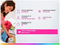 Lavadora de Roupas Electrolux 9kg 10 Programas de Lavagem Branco Efficient Care LED09 - 2