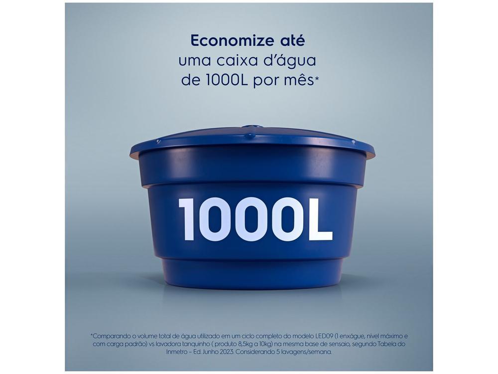 Lavadora de Roupas Electrolux 9kg 10 Programas de Lavagem Branco Efficient Care LED09 - 4