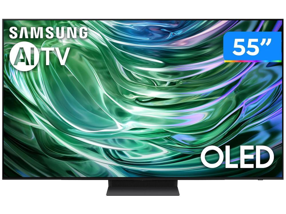 Smart TV 55" 4K OLED Samsung 55S90DA 144Hz Wi-Fi Bluetooth com Alexa 4 HDMI 2 USB - 1