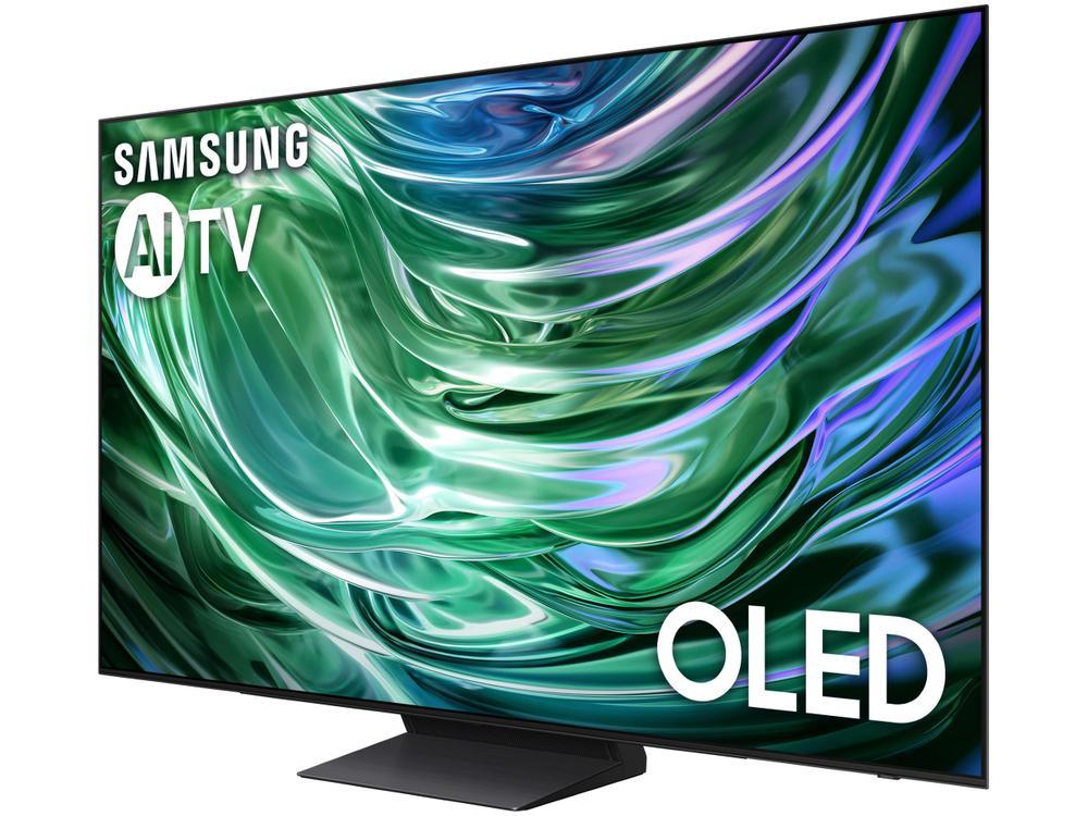 Smart TV 55" 4K OLED Samsung 55S90DA 144Hz Wi-Fi Bluetooth com Alexa 4 HDMI 2 USB - 10