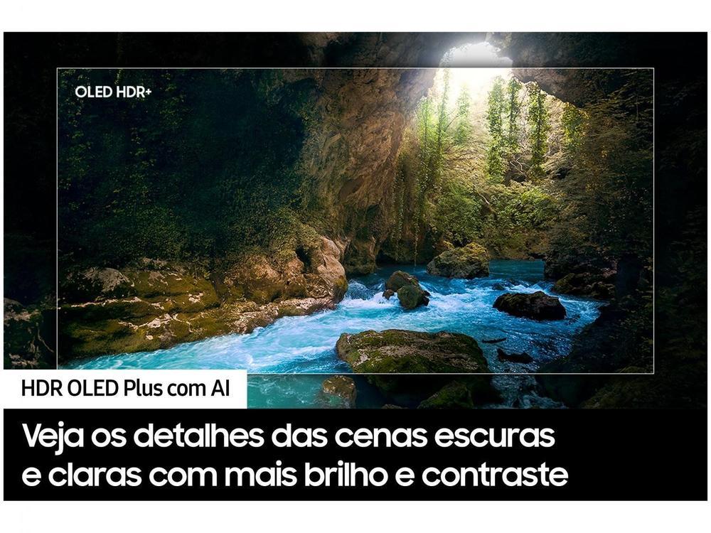 Smart TV 55" 4K OLED Samsung 55S90DA 144Hz Wi-Fi Bluetooth com Alexa 4 HDMI 2 USB - 6