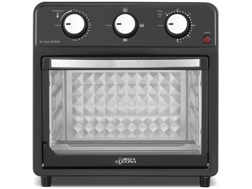 Air Fryer Bella Cuccina BCFR05 Preto com Timer 12L - 16
