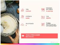 Batedeira Britânia Preta 500W 4 Velocidades 4,3L Pérola 550 - 2