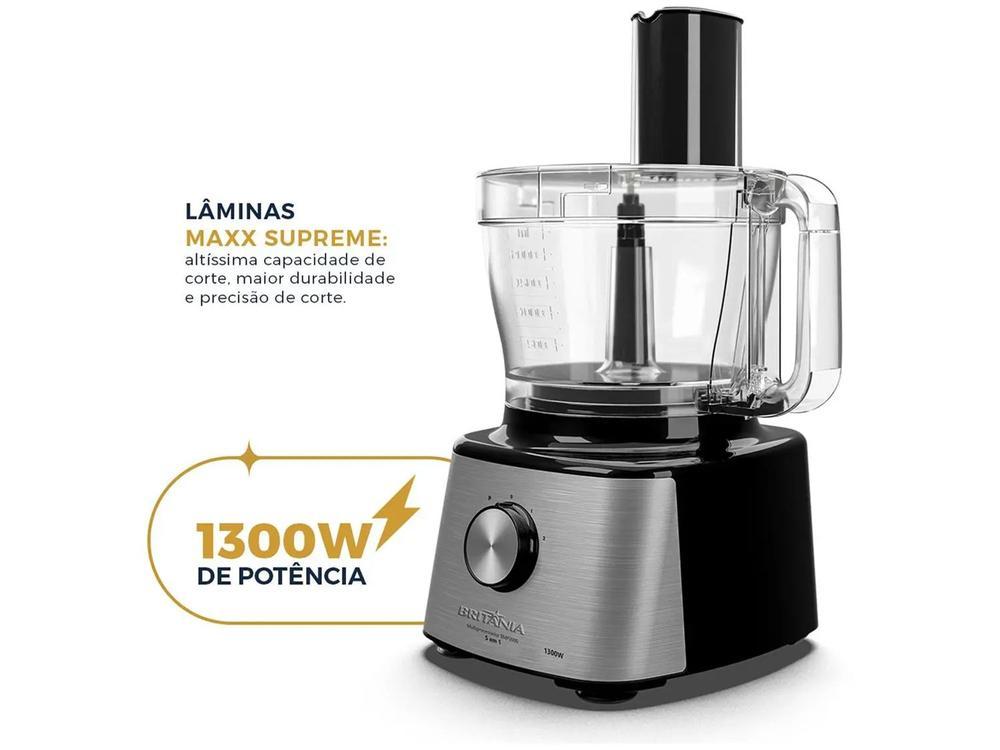 Processador de Alimentos Britânia 1300W Preto BMP2000 5 em 1 - 4