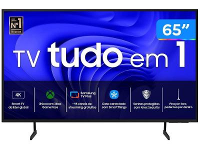 Smart TV 65” 4K UHD LED Samsung 65DU7700 Wi-Fi Alexa 3 HDM