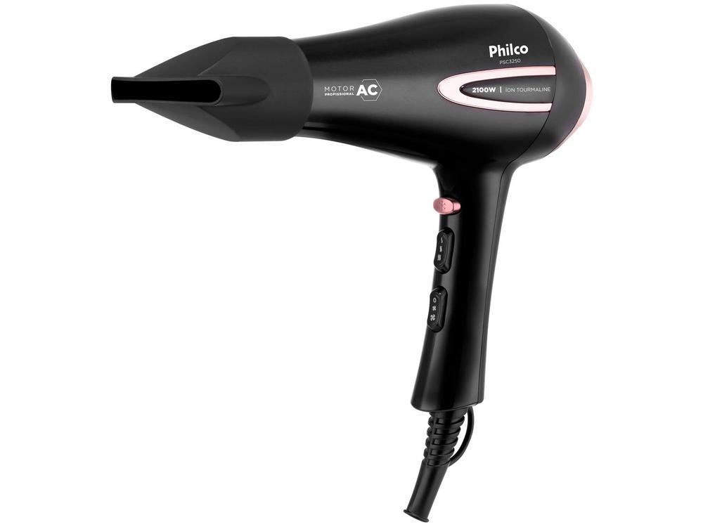 Secador de Cabelo Philco Tourmaline Íon Preto 2100W 2 Velocidades PSA3250 - 14