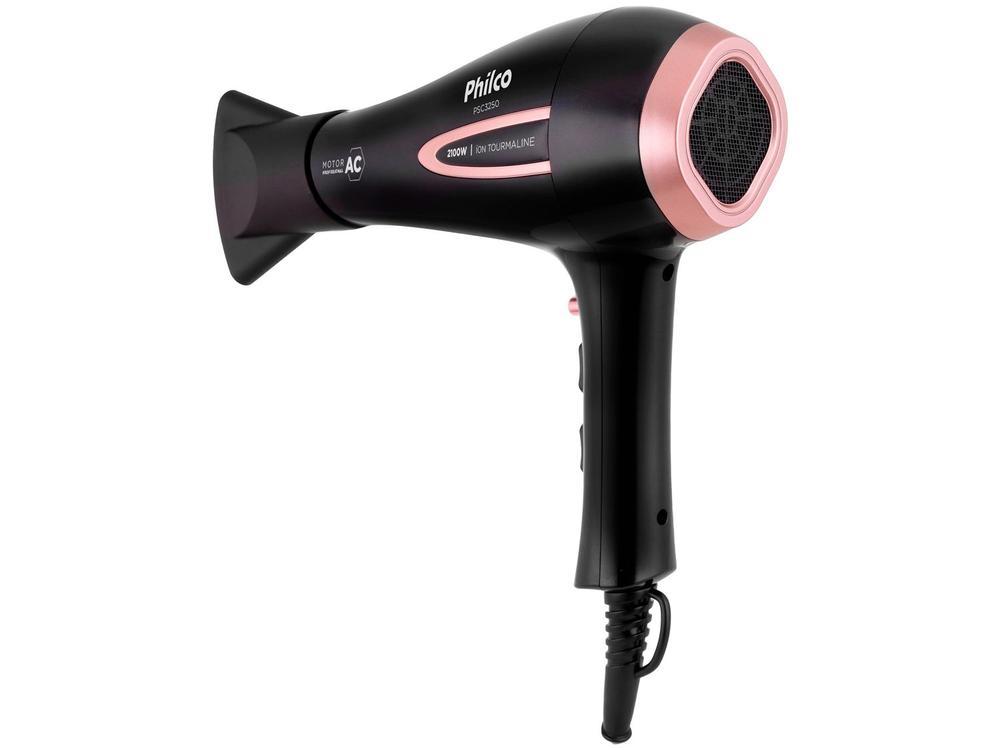 Secador de Cabelo Philco Tourmaline Íon Preto 2100W 2 Velocidades PSA3250 - 15