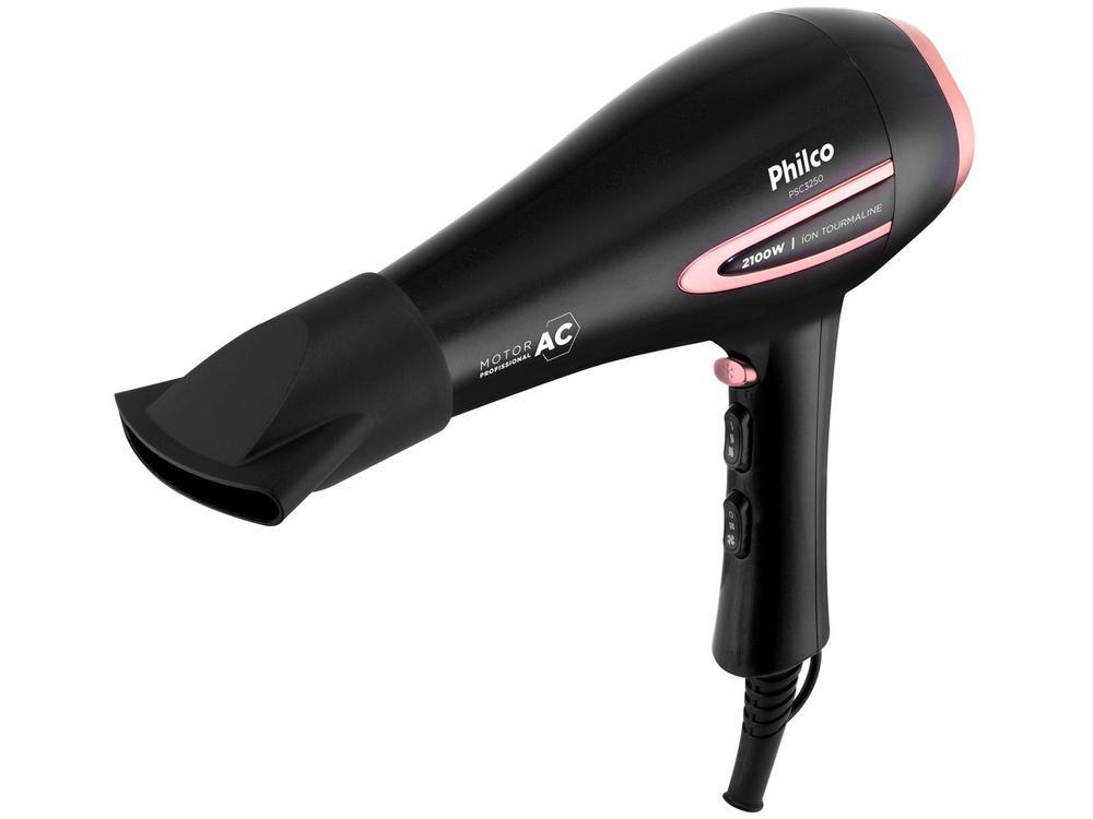 Secador de Cabelo Philco Tourmaline Íon Preto 2100W 2 Velocidades PSA3250 - 17