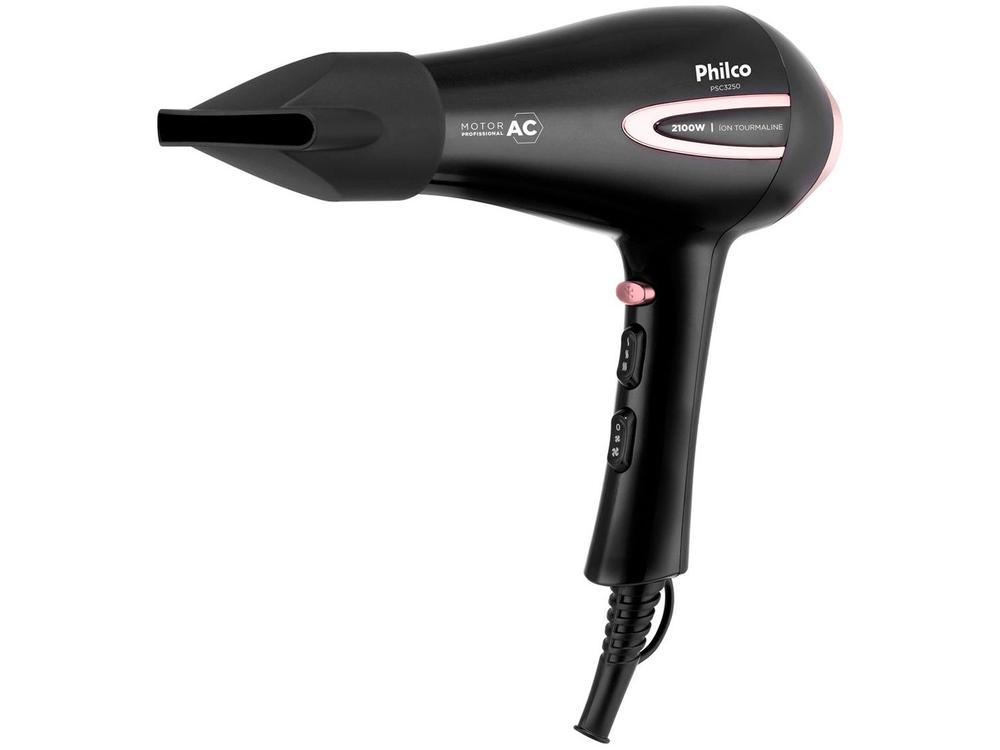 Secador de Cabelo Philco Tourmaline Íon Preto 2100W 2 Velocidades PSA3250 - 7