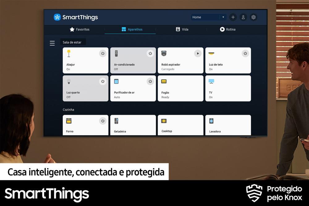 Smart TV 75" 4K UHD QLED SAMSUNG 75Q60DA Wi-Fi - 8