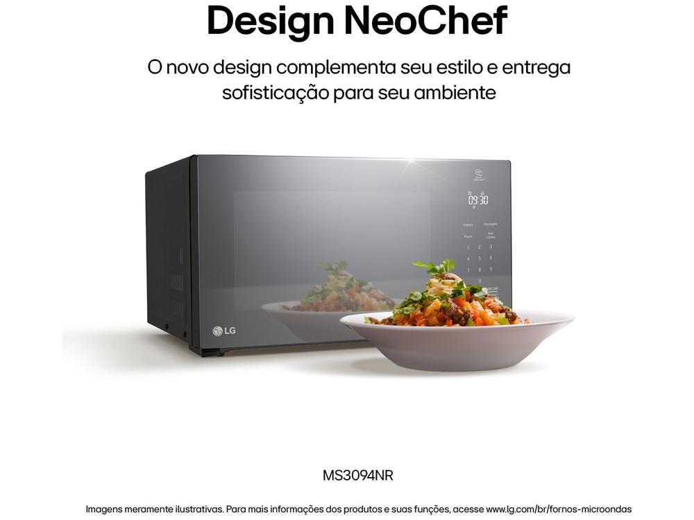 Micro-ondas LG 30L Espelhado Solo NeoChef MS3094NR.FBKFLGZ - 10