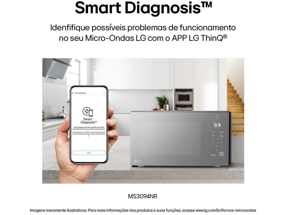 Micro-ondas LG 30L Espelhado Solo NeoChef MS3094NR.FBKFLGZ - 9