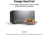 Micro-ondas LG 30L Espelhado Solo NeoChef MS3094NR.FBKFLGZ