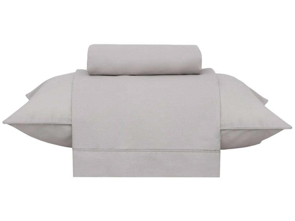 Jogo de Cama Solteiro 100% Algodão Buddemeyer 180 Fios Basic Percalle Bege 3 Peças - 1