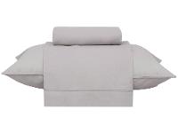 Jogo de Cama Solteiro 100% Algodão Buddemeyer 180 Fios Basic Percalle Bege 3 Peças - 1