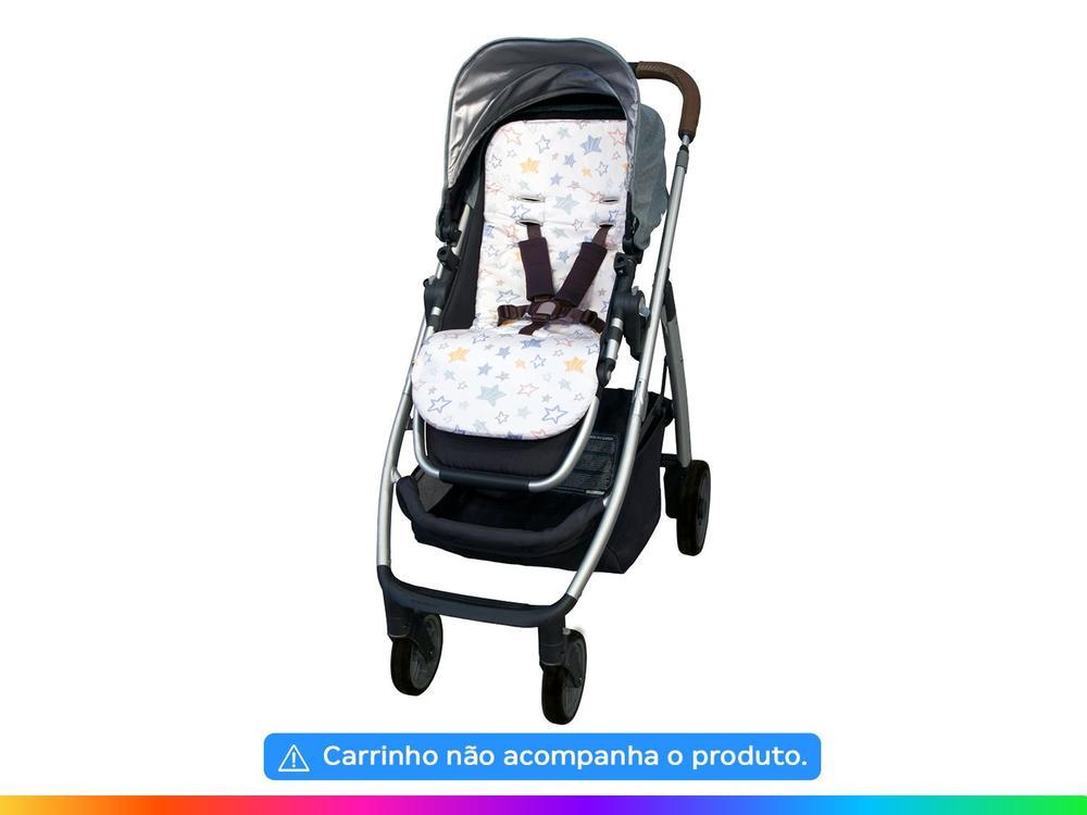 Almofada para Carrinho de Bebê Estrelas Buba Azul - 2