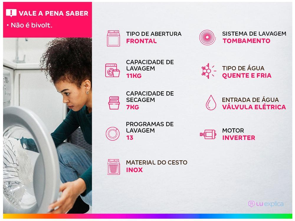 Lava e Seca TCL 11kg C311WDW Inverter - 2