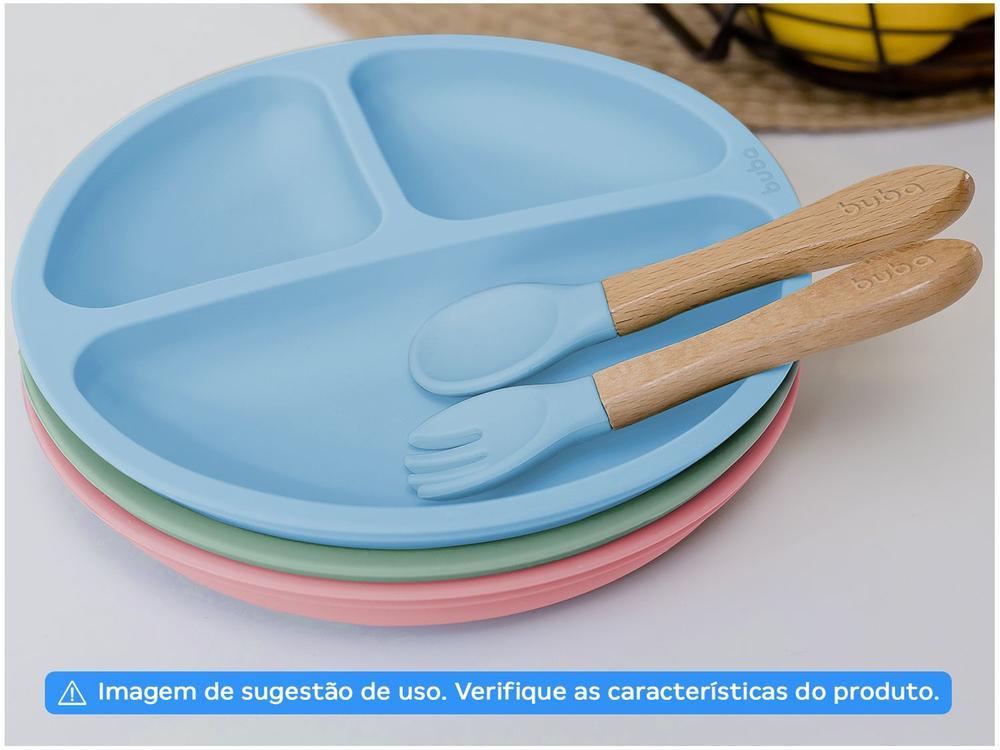 Prato Infantil com Divisória Silicone Buba 15630 - 6